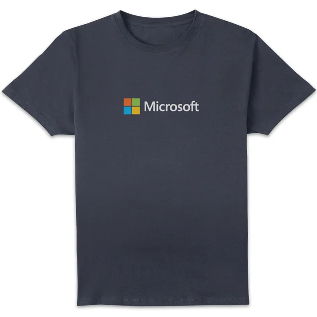 Microsoft Navy Chest Print Standard T-Shirt