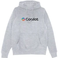 Copilot Grey Chest Print Hoodie