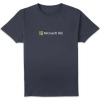 Microsoft 365 Chest Print Unisex T-Shirt - Navy