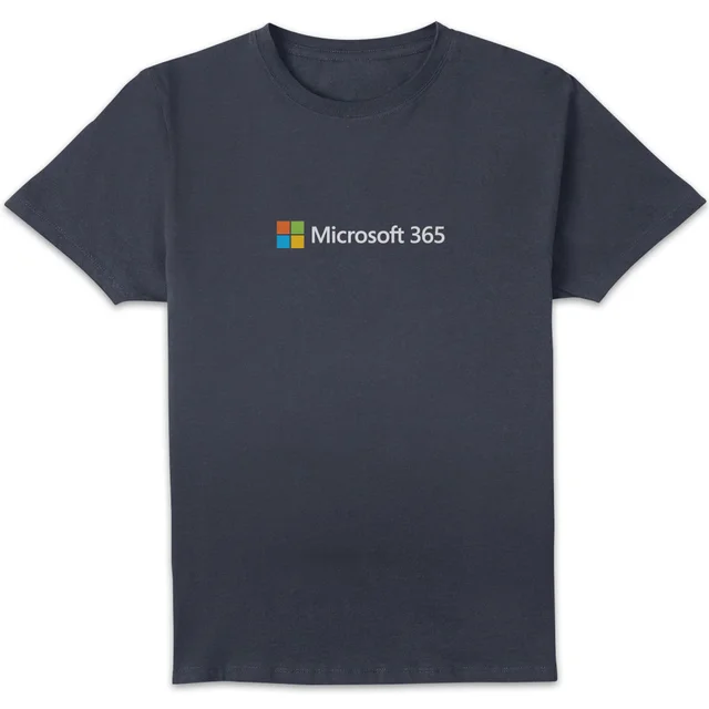 Microsoft 365 Chest Print Unisex T-Shirt - Navy
