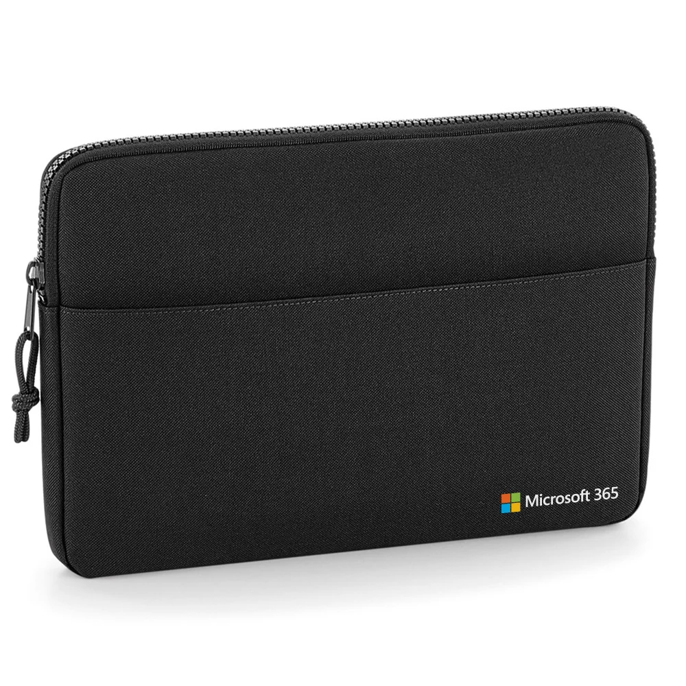 Microsoft 365 13" Black Laptop Sleeve Image 1