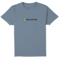 Microsoft 365 Chest Print Unisex T-Shirt - Stone Blue