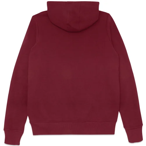 Microsoft Azure Burgundy S Sleeve Print Hoodie Image 2