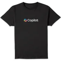 Copilot Black Chest Print Standard T-Shirt