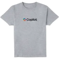 Copilot Grey Chest Print Standard T-Shirt