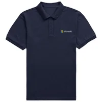 Microsoft Navy Pocket Embroidered Standard Polo Shirt