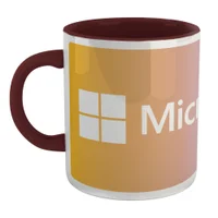 Microsoft Azure Burgundy Gradient Pink Mug