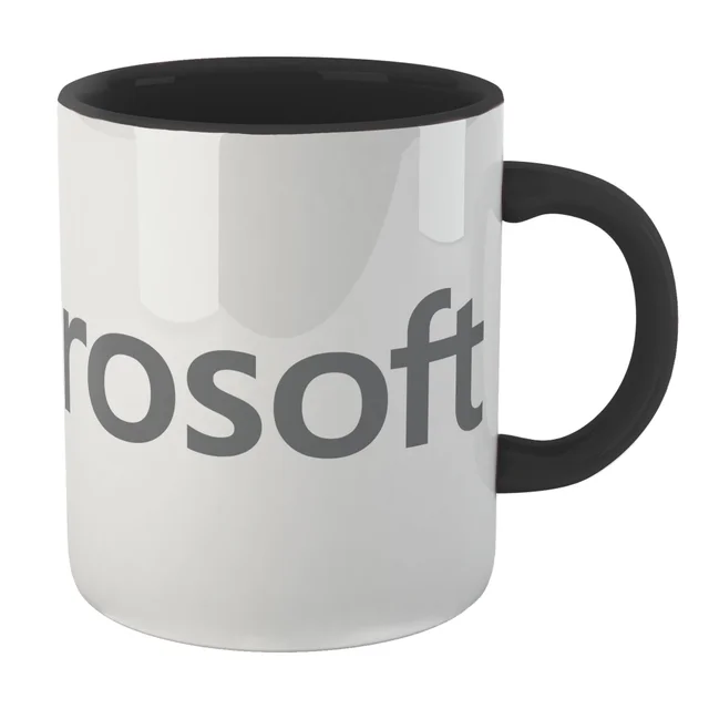 Microsoft Black Mug