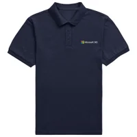 Microsoft 365 Navy Pocket Embroidered Standard Polo Shirt