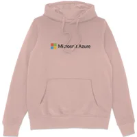 Microsoft Azure Dusty Rose Chest Print Hoodie