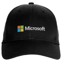 Microsoft Black Embroidered Cap