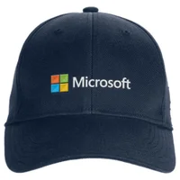 Microsoft Navy Embroidered Cap