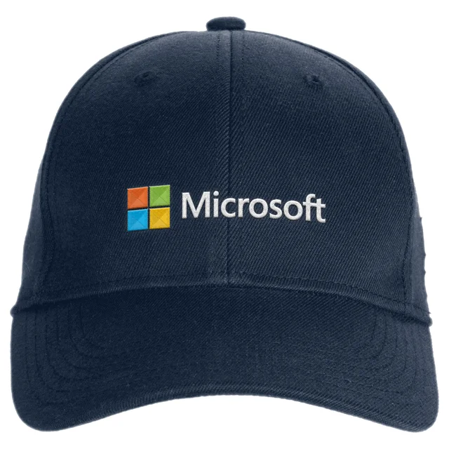 Microsoft Navy Embroidered Cap
