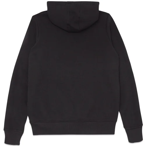 Microsoft 365 Black S Chest Print Hoodie Image 2
