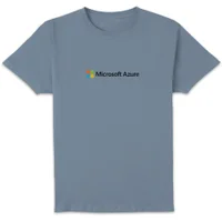 Microsoft Azure Stone Blue Chest Print Standard T-Shirt