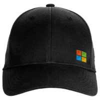 Microsoft Black Icon Embroidered Cap
