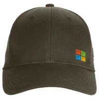 Microsoft Olive Icon Embroidered Cap