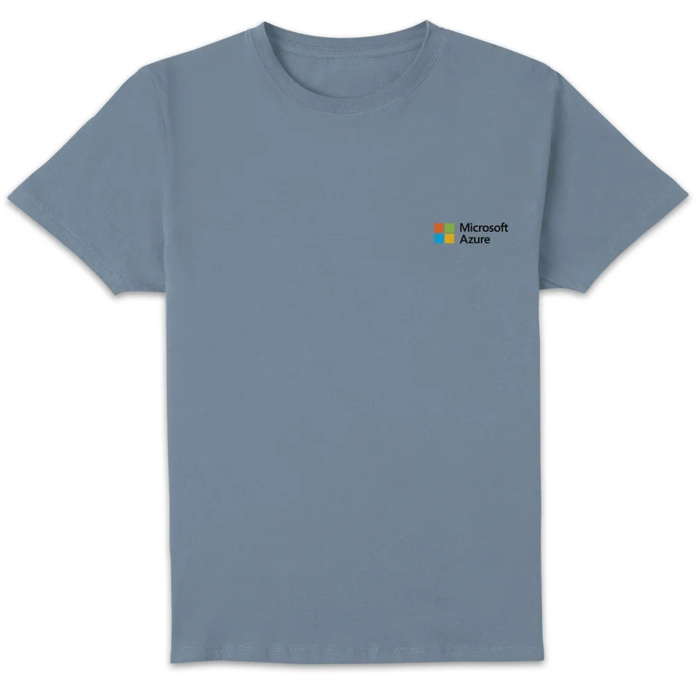 Microsoft Azure Stone Blue S Pocket Print Standard T-Shirt Image 1