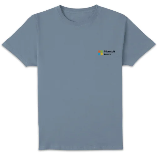 Microsoft Azure Stone Blue S Pocket Print Standard T-Shirt Image 1