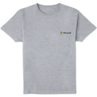 Microsoft Grey Pocket Print Standard T-Shirt