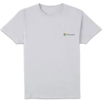 Microsoft White Pocket Print Standard T-Shirt